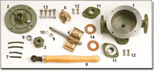 Components of 'K' pump 